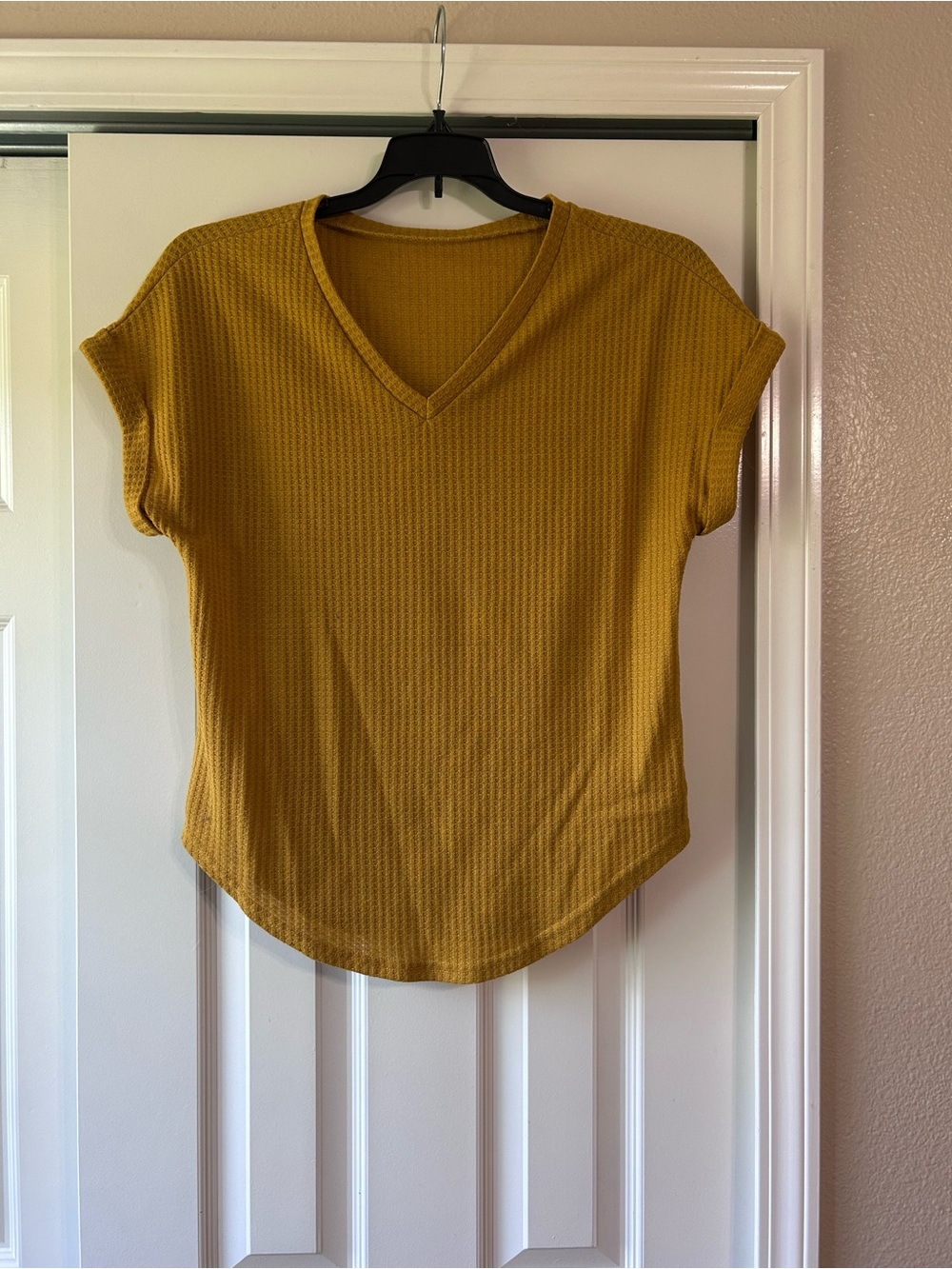 V-Neck Short Sleeve Women's Top